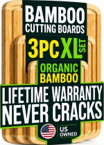 Greener Chef XL Bamboo Cutting Boards